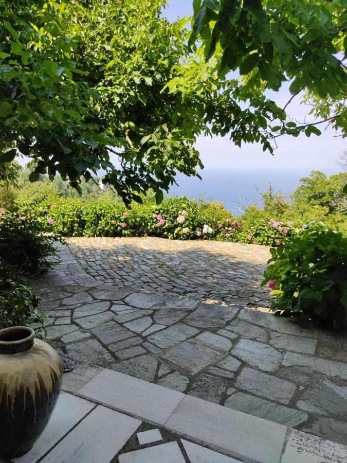 White Stone House With Great Sea View Villa Tsagarada Luaran gambar